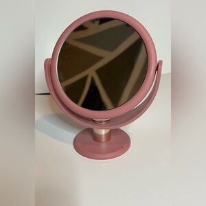 Pink Double-Sided Vanity Mirror